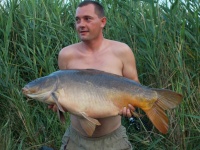 karp lowisko Zgoda zlowiony 02.07.12      16.9kg